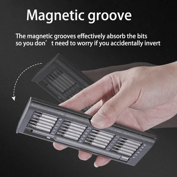 Skrūvgriežu Komplekts 24 Precizitāti Magnētisko Biti DIY Izjaucamas skrūvgriezi Komplekts Mini Rīks Gadījumā Smart Home PC Tālrunis Remonts