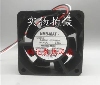 Par NMB 2410ML-05W-B59 DC 24V 0.13 A 6025 60x60x25mm 60mm servera inverter aksiālie dzesētāja ventilatoru dzesēšanas ventilatori