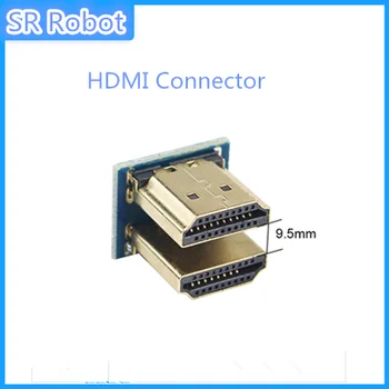 5gab HDMI Savienotājs 5 Collu HDMI Aveņu Pi Ekrāna DIY HDMI Savienotāju Komplekts Rpi Savienojumu Piederumu Daļa