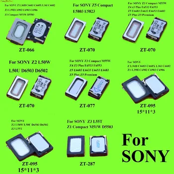 ChengHaoRan 1x Top Apakšējā Priekšējā Atpakaļ pie Auss liekamā daļa Auss gabals Skaļrunis Sony Xperia Z Z1 Z2 Z3 Z4 Z5 Mini Compact Z5 Plus E6603