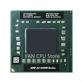 Feer shiping AMD Klēpjdatoru Notebook CPU procesoru A6 3400M series A6-3420M A6 3420M 1.5 Ghz/4M Ligzda FS1 A6 3420M AM3420DDX43GX