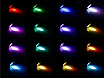 Bombillas RGB E27 E14 GU10 LED Spuldzes 3W 110V, 220V Tālvadības 16 Krāsu Maiņa Uzmanības centrā Lampada Apgaismojums Bezmaksas Piegāde