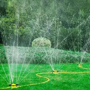 Automātiskās Rotācijas Dārza Zāliena Laistīšanas Ūdens Sprinkleru 360 Grādu Automātiskās Rotācijas Sprinkleru Tandēmā, Sprinkleru