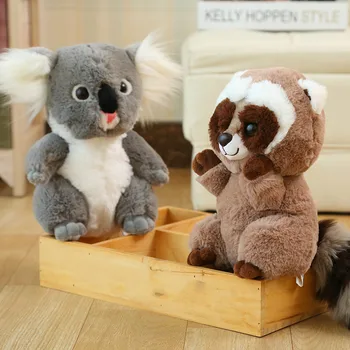 Mīksto rotaļlietu koala koala plīša rotaļlieta jenots lelle cute radošais lelle dāvanas, dāvanas uz dzimšanas dienu meitenes
