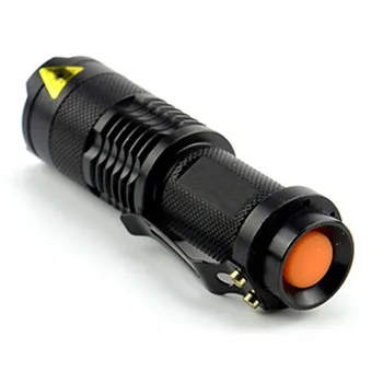 Jauns Mini Lukturītis 2000 Lūmeniem CREE Q5 LED Torch AA/14500 Regulējama Tālummaiņa Fokusa Lāpu, Lukturi Penlight Ūdensizturīgs Āra