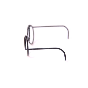 2GAB Modes Apaļā Rāmja Lensless Retro atdzist lelle glāzes Mini 1/6 30cm Lelle, Lelle Piederumi