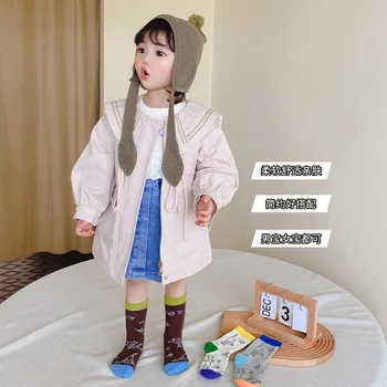 3Pairs Cartoon Kids Zeķes korejas Modes Baby Zēni Meitenes Kokvilnas Zeķes 1-9Years Bērniem