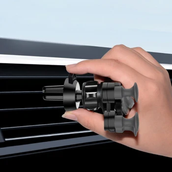 Jaunākās Universālā Gaisa Ventilācijas Auto Mount Gravitācijas Auto-Grip Auto Telefona Turētājs Atbalstu Tālruni Automašīnu iPhone X Samsung Tabletes