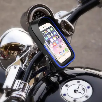 Velosipēdu, Motociklu Tālruņa Turētājs Ūdensizturīgs Gadījumā Velosipēds Tālruni Somā IPhone ForSamsung Universālā Tālrunis Stāvēt Atbalsta Scooter Vāciņu