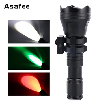 Asafee B158 lieljaudas Medību Lāpu Cree XM-L2 U4 LED Medību kabatas Lukturītis Zoomable Medību kabatas Lukturītis ar Akumulatoru un Lādētāju