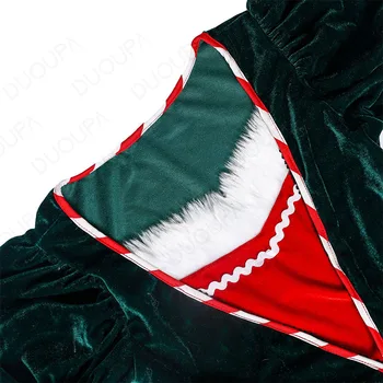 2020 Jauno Gadu Kostīms Sieviešu Elfu Tērpu Ziemassvētku Kostīms Tērps Dāma Ziemassvētku Vecīša Palīgs Cosplay