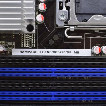 ASUS RAMPAGE II GENE/CG5290 Mātesplati LGA 1366 Intel X58 DDR3 24GB RAM USB2.0 Micro ATX Placa-mãe Core i7 950 960 cpu