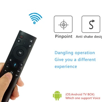 Q5 Gaisa Peles Bluetooth Saderīgu Attālās Balss Kontroles, lai Smart TV Android Lodziņā 2.4 G Bezvadu IPTV Balss Tālvadības pults