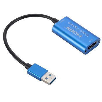 USB3.0 Video Uztveršanas Kartes 1080P 60FPS 4K HDMI saderīgas Video Grabber Rūtiņu Macbook PS4 Spēle Kameru Ieraksti tiešraide