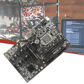 B250 BTC Ieguves Mātesplati ar CPU Dzesēšanas Gan+Slēdzis Līnija+Thermal Grease 12 PCIE Slots LGA1151 DDR4 DIMM SATA3.0 12GPU