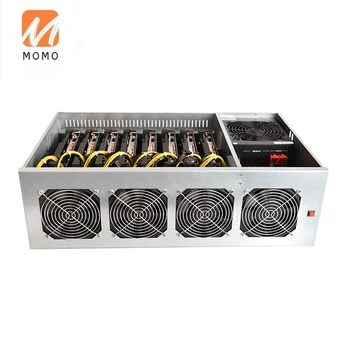Ready-to-Mine Komplekts 8 GPU Ieguves Platformu Ar BTC 37 Mātesplati + PSU + 128G MSATA SSD + 4GB DDR3 RAM + Uz Kuģa CPU + Case + Ventilators