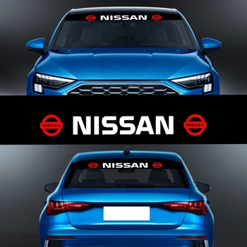 Auto Priekšējā un Aizmugurējā Vējstikla Uzlīmes Modificēti Auto Pielāgošana Piederumi Nissan Qashqai Patruļas Juke Navara Altra 350Z