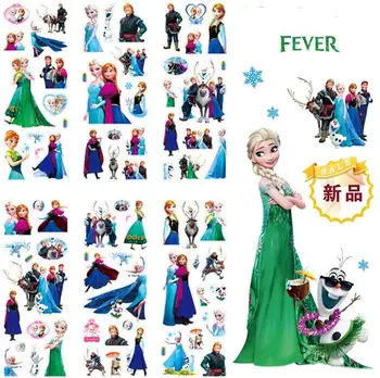 10 Loksnes/komplekts Disney leļļu Saldēti rotaļlietas anna un elza Princese scrapbooking bērnu istabas dienasgrāmata grāmatiņa apdare rotaļlietas 3D uzlīmes
