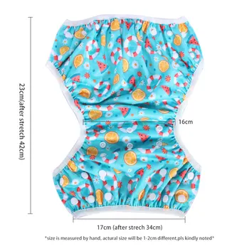 Pororo Bērnu Peldēšanas riepas izmērs regulējams Baseins Elsas Auduma Autiņi ūdensizturīgs Breatable Peldēšana Autiņbiksīšu Bērnu Autiņbiksītes