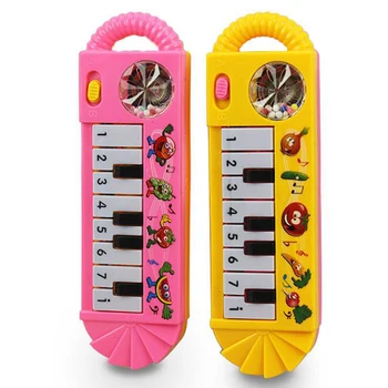 1 Gabals Plastmasas Bērnu Bērniem Elektriskās Klavieres Mūzikas Instrumentu Grabulīši Puses Bell Zīdaiņiem Jaundzimušo Pirmsskolas Izglītības Rotaļlietas, Dāvanas
