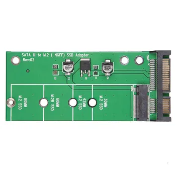 M. 2 līdz 22-Pin SATA 3.0 Adapteris Kartes NGFF SSD Converter Atbalsta Taustiņu B/Taustiņu B+M, SATA, Pamatojoties Cietvielu Disks 2230 2242 2280 2260