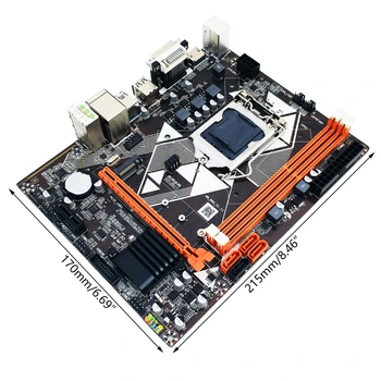 B85-M2 LGA1150 M-ATX Mātesplates Atbalstīs Integrētās Grafikas Karte, VGA, HDMI-saderīgam DVI SATA3 HDD M. 2 NVME SSD DDR3