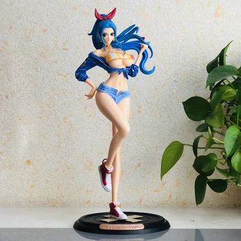 34cm Anime Viens Gabals Garām trešdiena Attēls GK Nefeltari Vivi Rīcības Figūriņas PVC Modelis Rotaļlietas Sexy Ielu Modes Meitene Lelle Figma