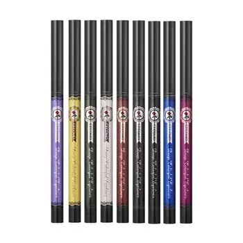 9 Krāsas ilgstošu Šķidro acu zīmulis Pildspalvu, Ūdensizturīgu Ātri Sausās Acs Pen, Perlamutra, Matēts Krāsu, Mīksto Faktūru acu zīmulis Grims Rīks