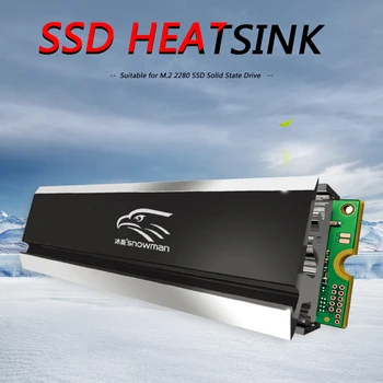 M. 2 SSD NVMe Cooler Heatsink 2280 Cietvielu Cietā Diska Radiatoru M2 NGFF PCI-E NVME Alumīnija Siltuma Izlietne, Dzesēšanas Thermal Pad