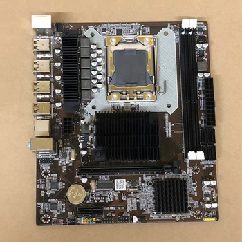 X58 Desktop Mātesplatē 1366Pin Atbalsta DDR3 ECC Servera Atmiņā (Mainboard)