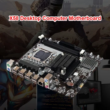 X58 Desktop Mātesplatē par LGA 1366 Atbalsts DDR3 ECC REG E5520 X5650 DDR3 1600 RAM Serveris Atmiņas CPU Mainboard